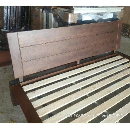 Chunky Walnut - Robot 1m8 : Giường Ngủ Gỗ Sồi - Mặt Gổ